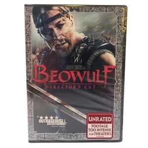 Beowulf Directors Cut Unrated Footage Too Intense For Theaters DVD New Sealed